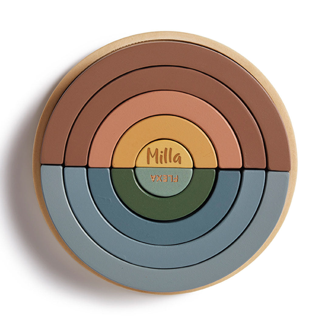 Flexa Stapel-Regenbogen aus Holz – weitere Ansicht des Spielzeugs