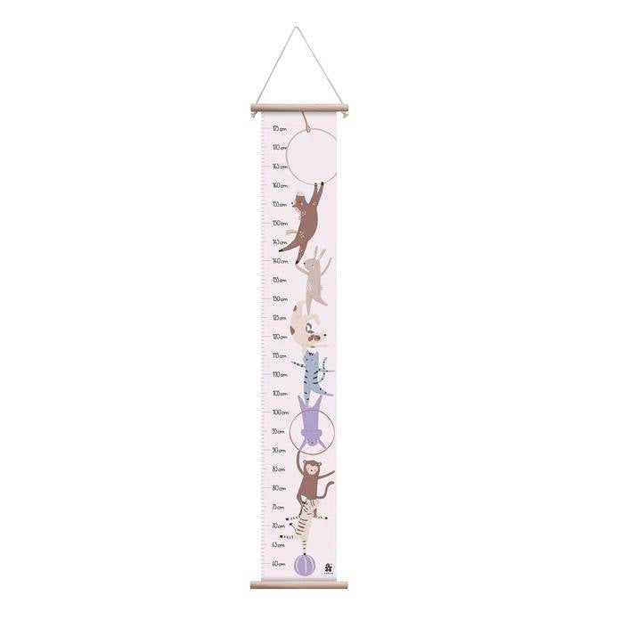 Sebra Kinder-Höhenmesser Teeny Toes 125 cm für das Kinderzimmer