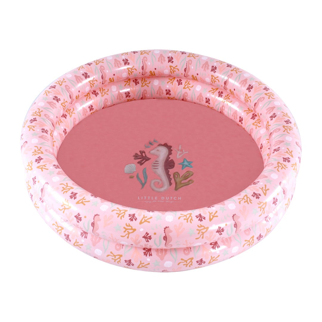 Rosa Ocean Dreams Planschbecken mit Meeresmotiven für Kinder ab 2 Jahren