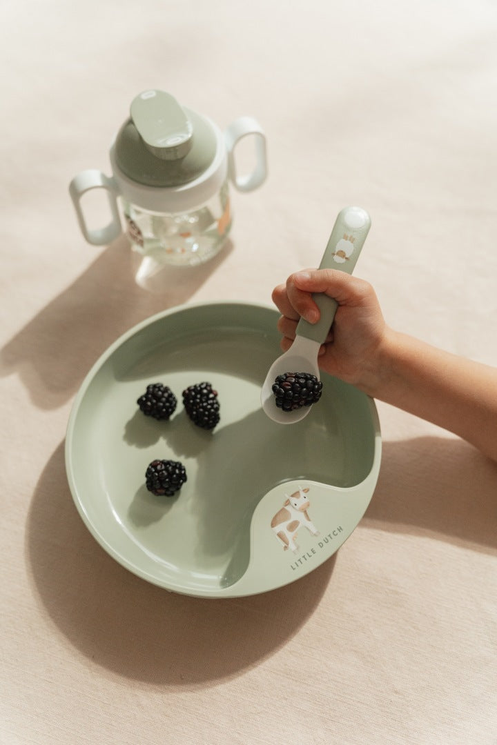 Mepal Mio Lernteller Little Farm – weitere Produktansicht mit Bauernhofmotiv