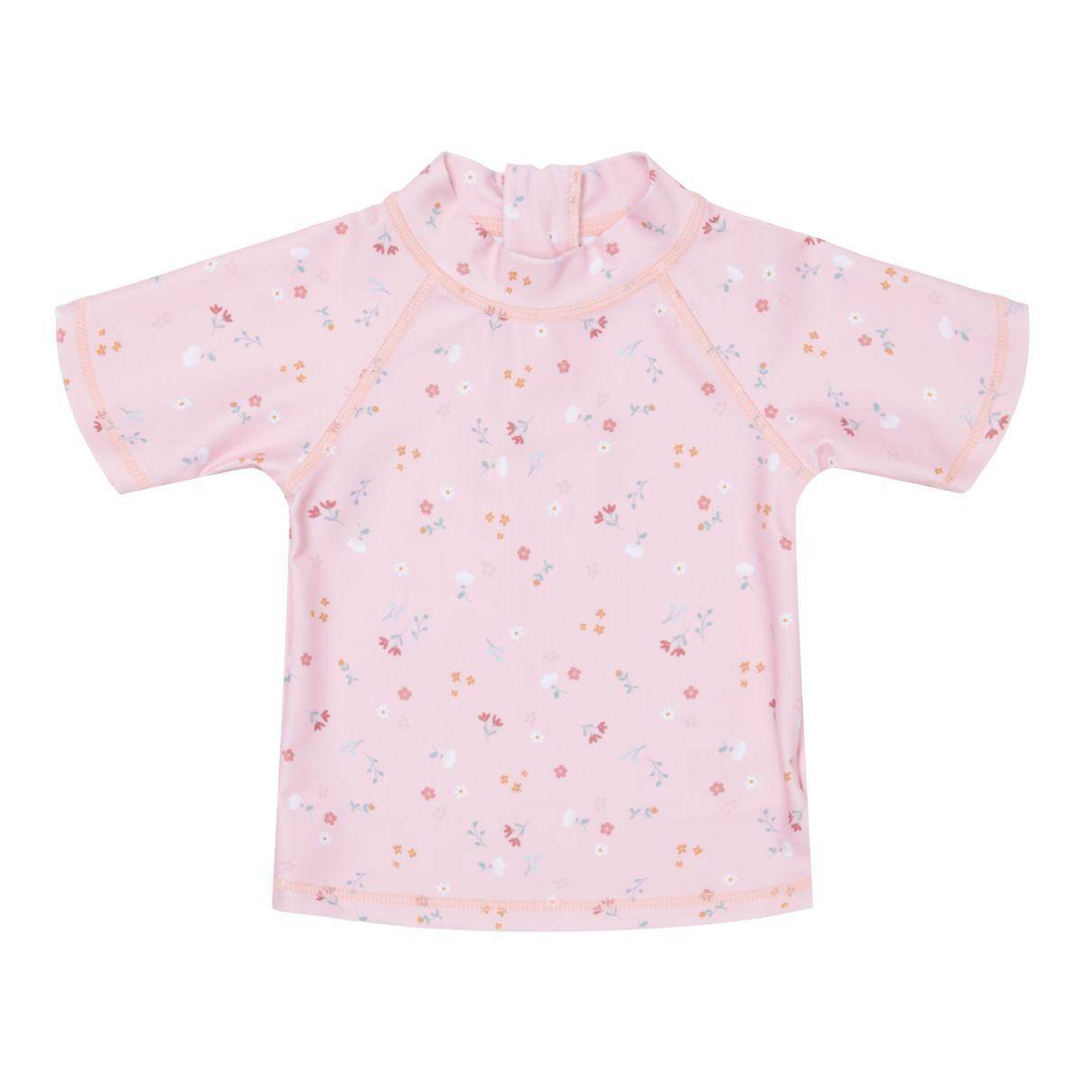 Little Dutch Badeshirt Little Pink Flowers in Pink
