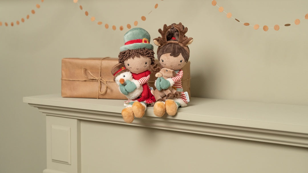 Weihnachts-Kuschelpuppe Jake für Kinder ab 12 Monaten