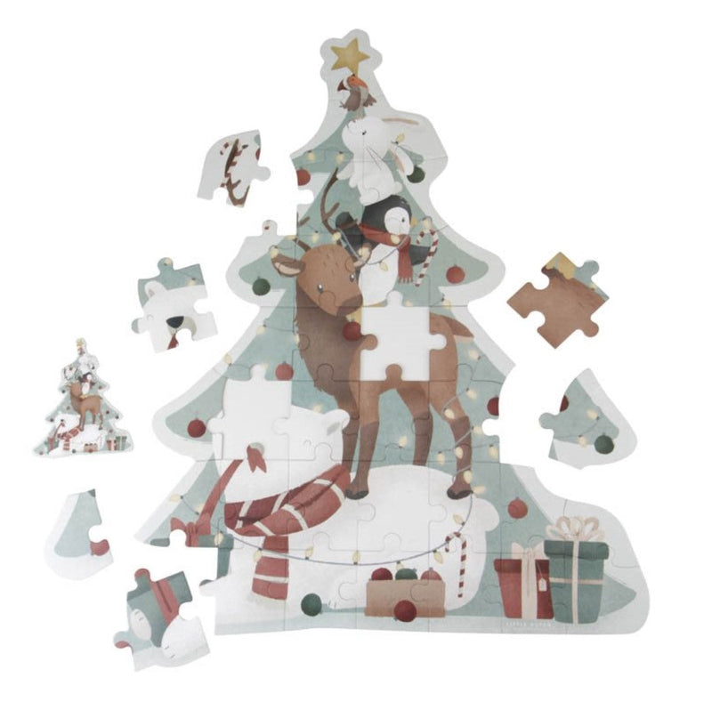 Weihnachtspuzzle XL LD4860 mit 35 Teilen – ca. 93 × 80 cm, ab 4 Jahren