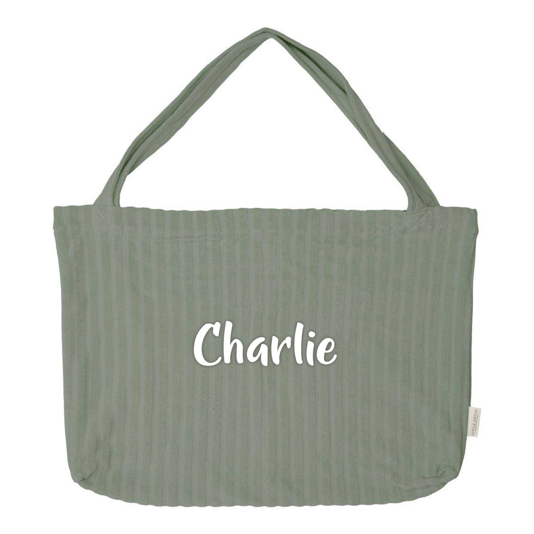 Little Dutch Mom Bag Pure Olive Wickeltasche in Olivgrün