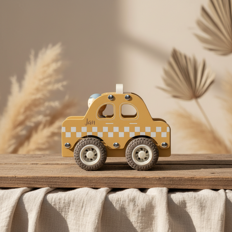 Little Dutch Holz-Taxi personalisierbar