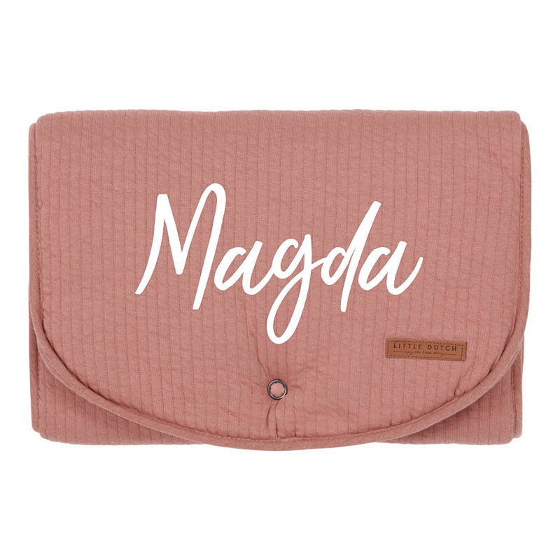 Mobile Wickelunterlage Pure Pink Blush von Little Dutch