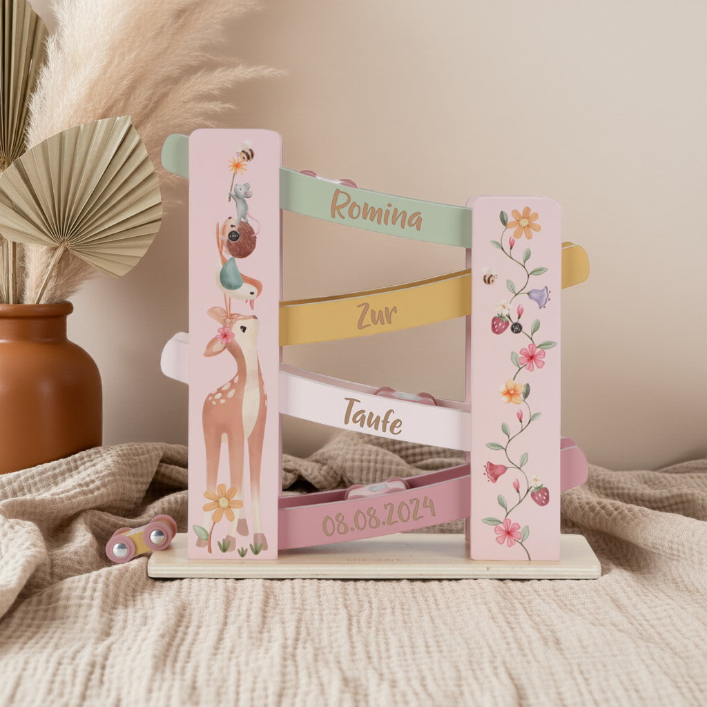 Pista de canicas regalo de bautizo – por Schmatzepuffer